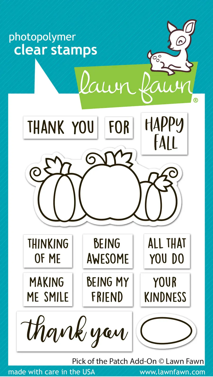 Lawn Fawn - Stamps - Pick of the Patch Add-On - LF3856