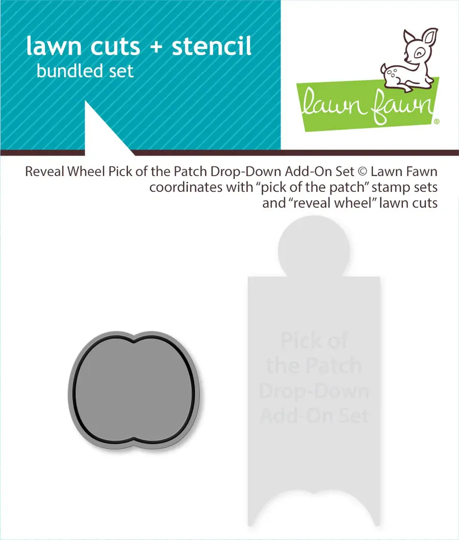 Lawn Fawn - Lawn Cuts - Reveal Wheel Pick of the Patch Drop-Down Add-on Set - LF3859