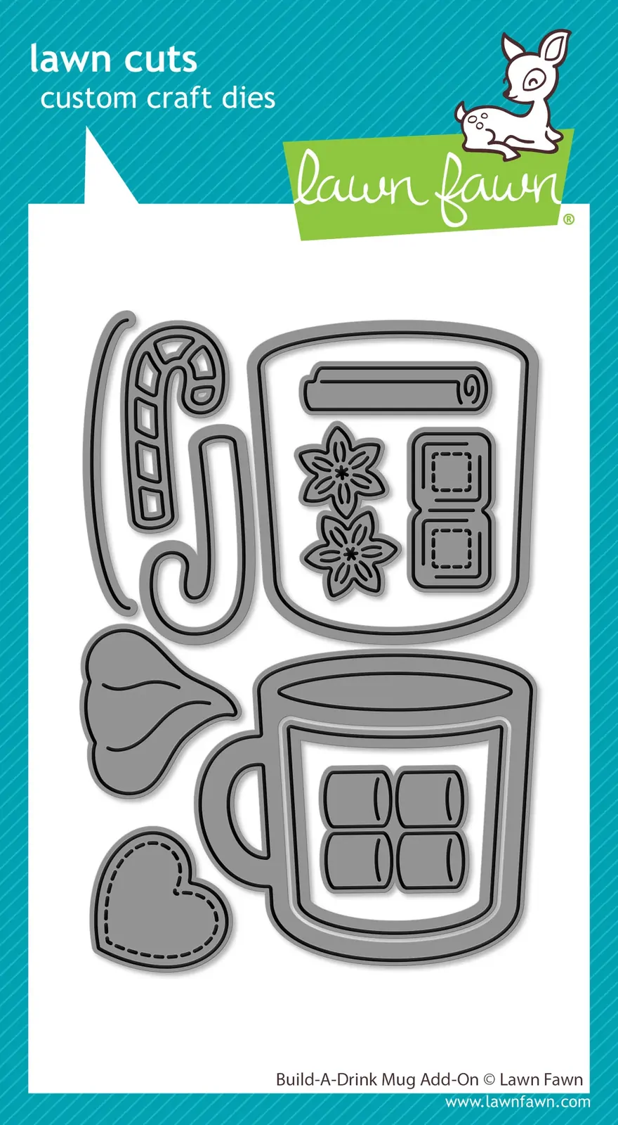 Lawn Fawn - Lawn Cuts - Build-a-Drink Mug Add-on Dies - LF3868