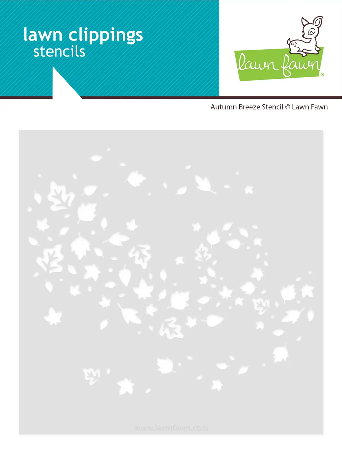 Lawn Lawn - Lawn Clippings - Autumn Breeze Stencil - LF3873