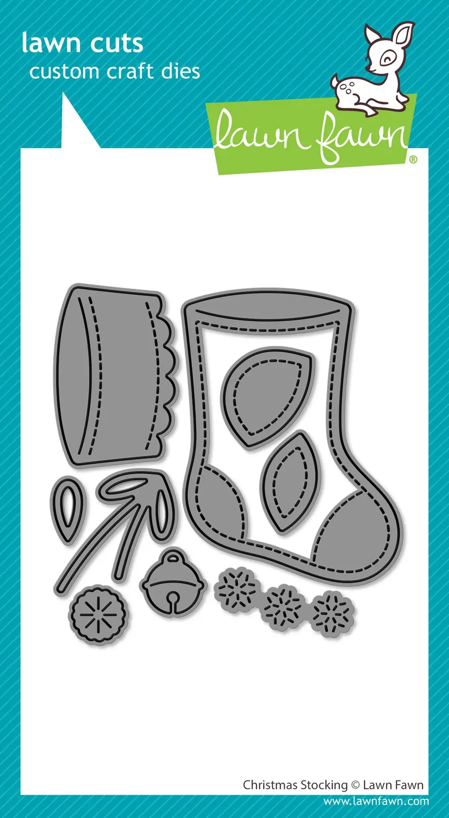 Lawn Fawn - Lawn Cuts - Christmas Stocking Dies - LF3914