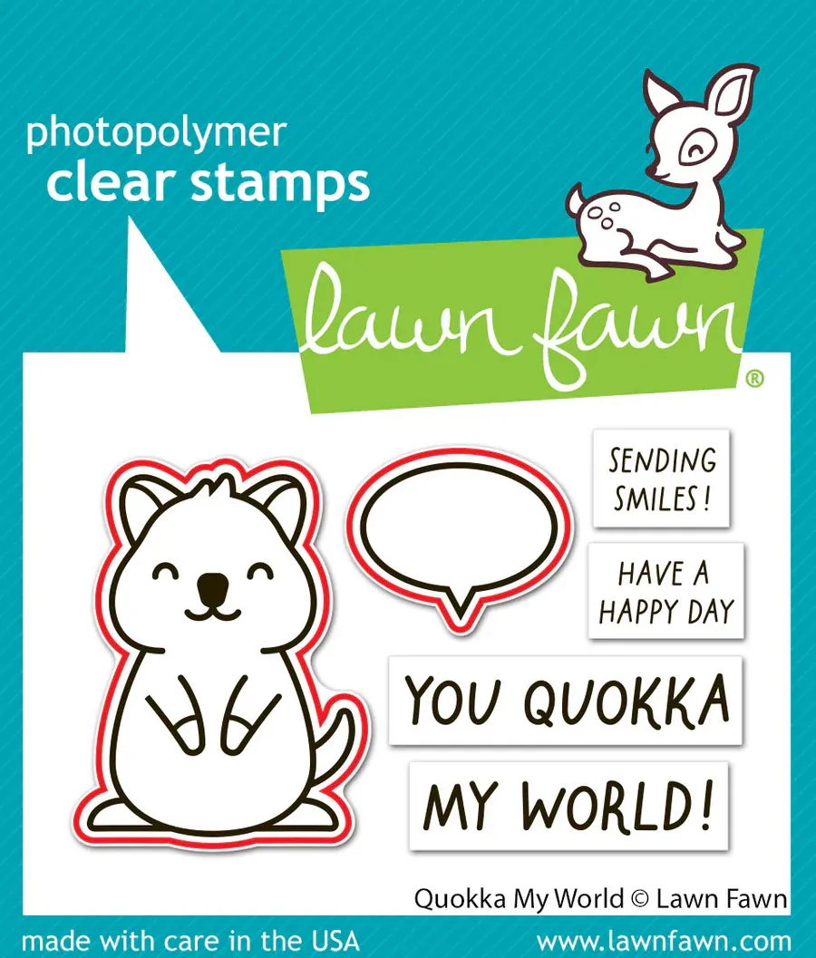 Lawn Fawn - Quokka My World - Stamp and Die Bundle