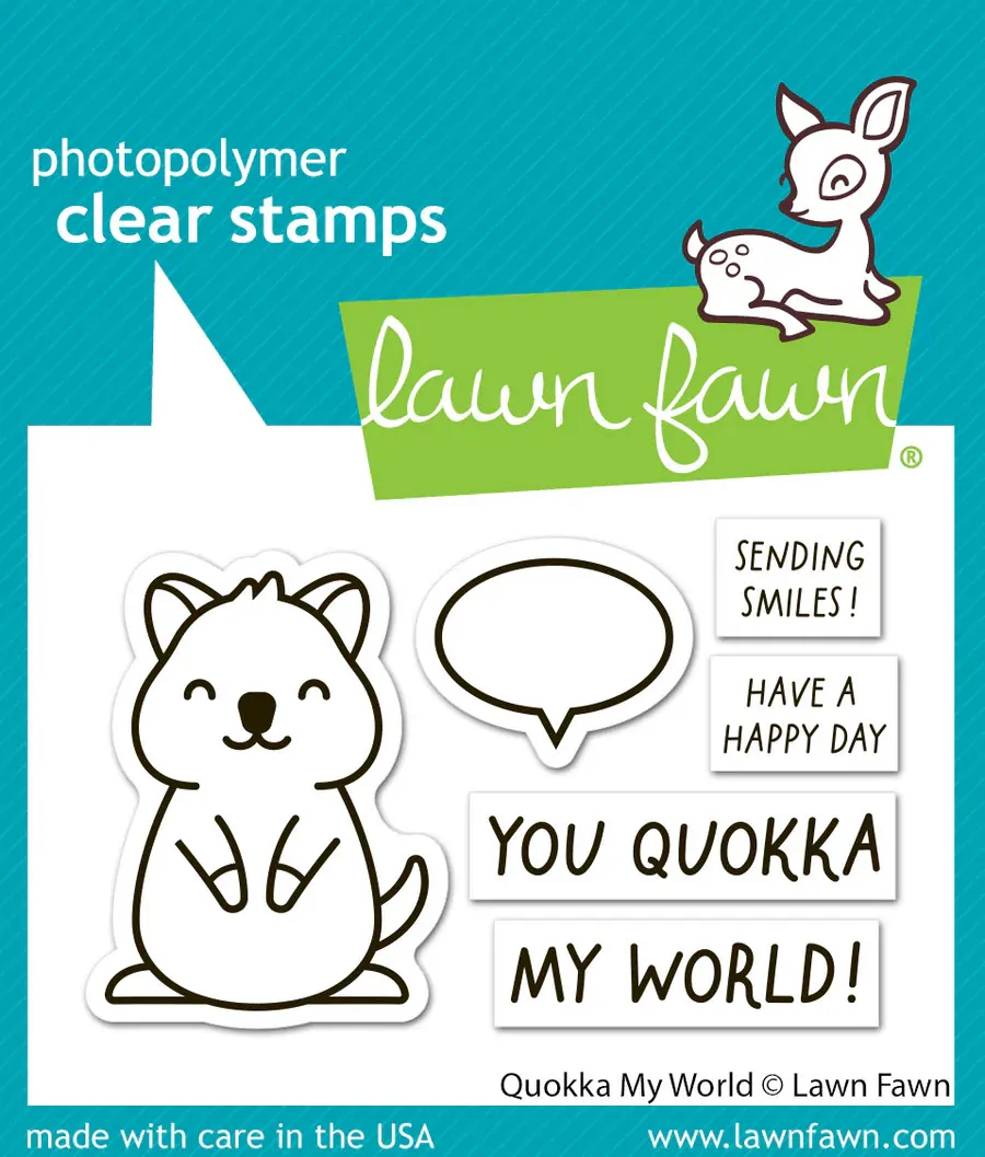 Lawn Fawn - Stamps - Quokka My World - LF3936