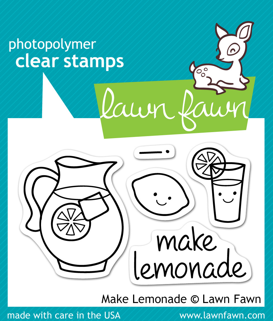 Lawn Fawn Stamps Make Lemonade LF395 