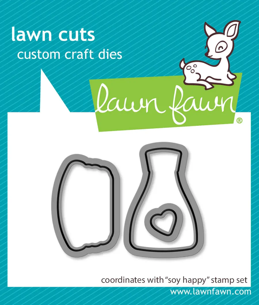 Lawn Fawn - Lawn Cuts - Soy Happy - LF3955
