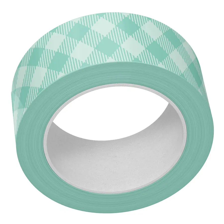 Lawn Fawn Washi Tape - Aqua Gingham - LF4022