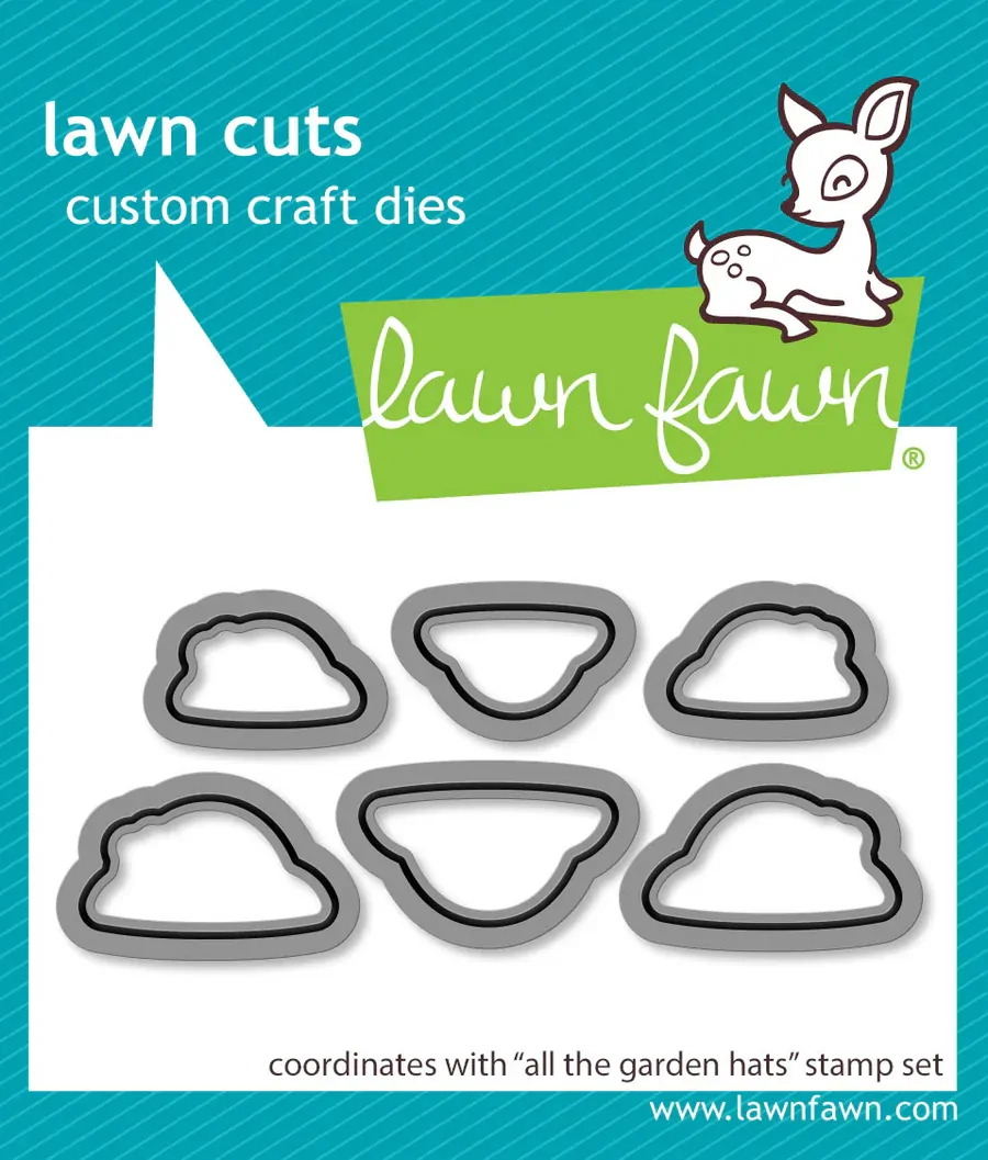 Lawn Fawn - Lawn Cuts - All The Garden Hats - LF4035