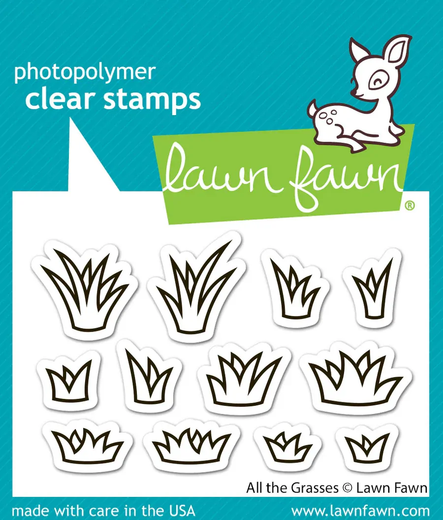 Lawn Fawn - Stamps - All The Grasses - LF4037