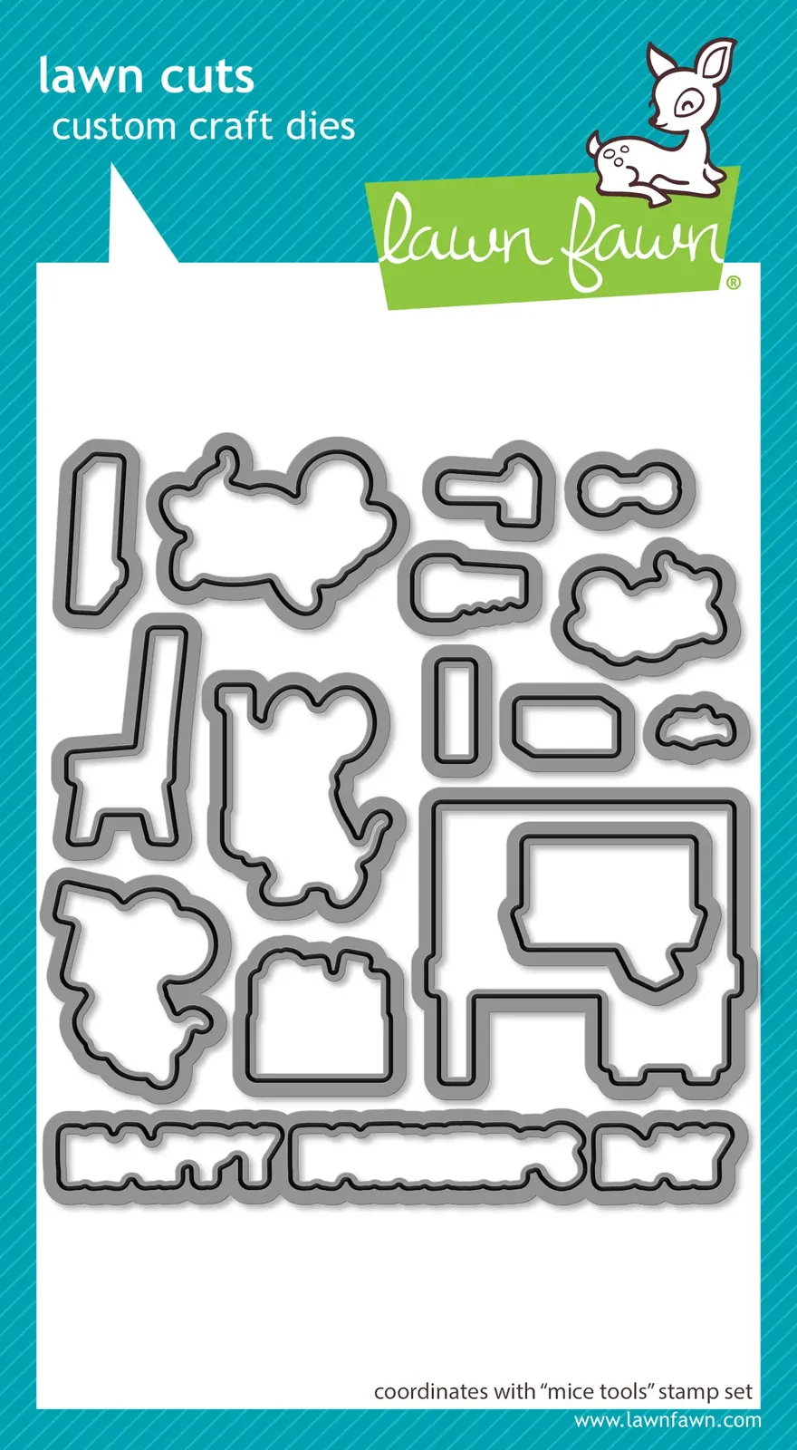 Lawn Fawn - Lawn Cuts - Mice Tools - LF4066