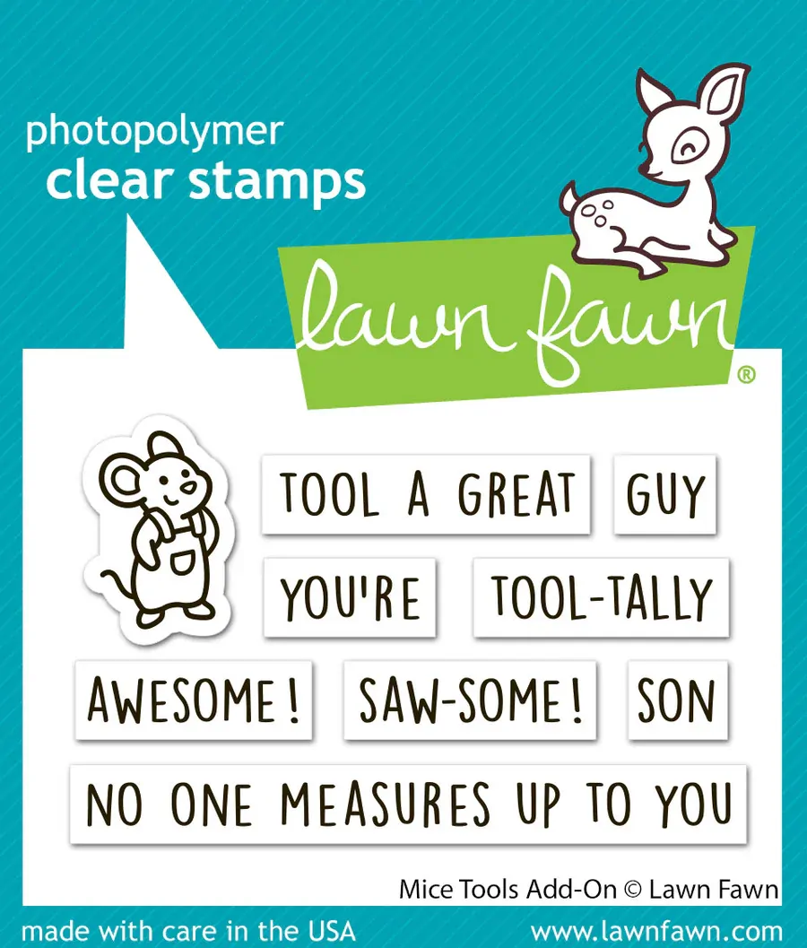Lawn Fawn - Stamps - Mice Tools Add-On - LF4068