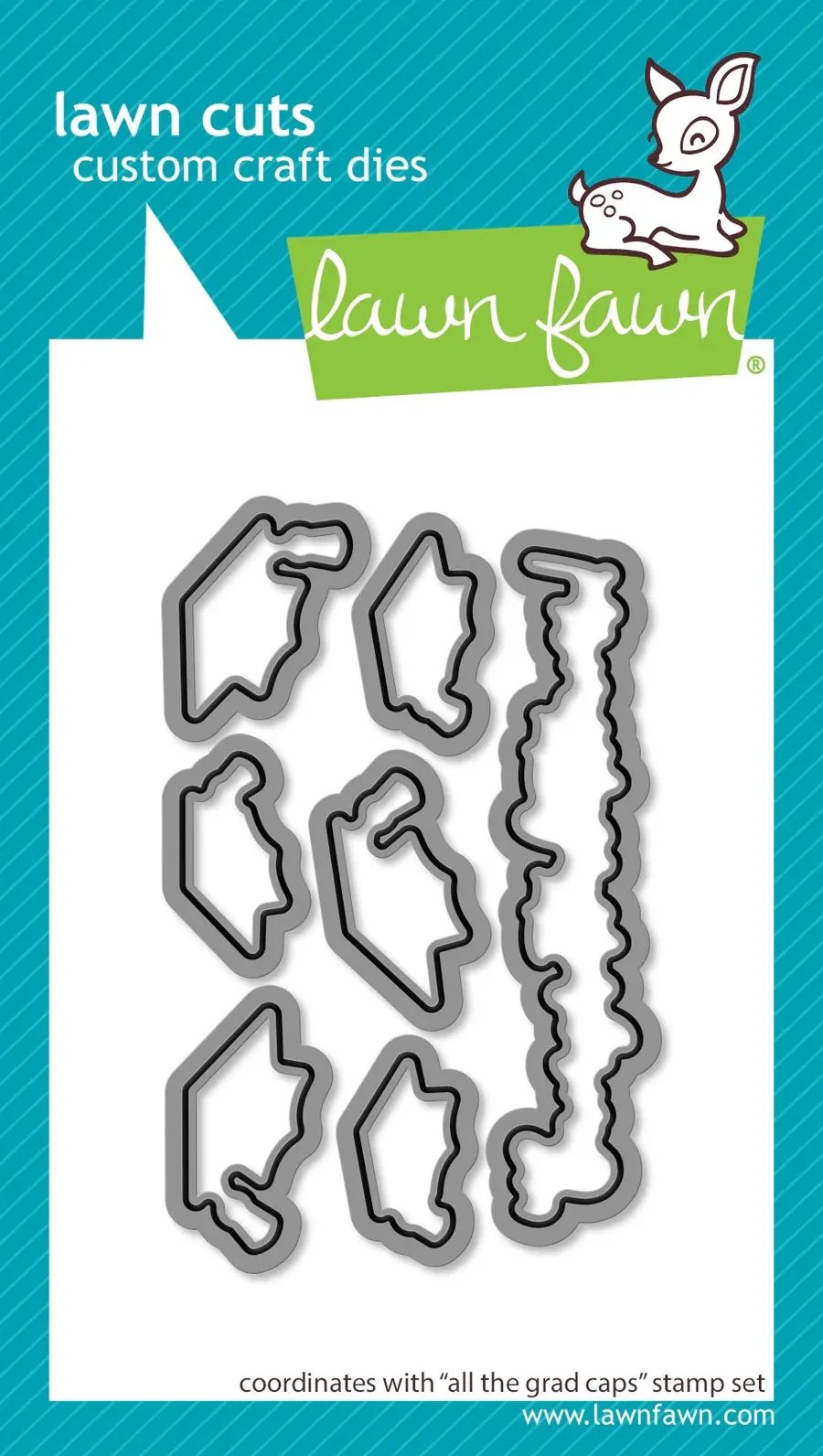 Lawn Fawn - Lawn Cuts - All the Grad Caps - LF4080