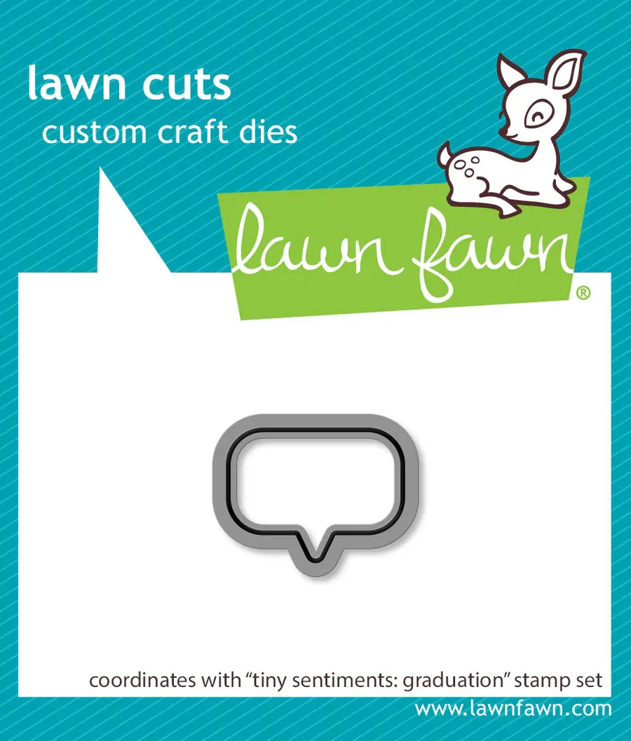 Lawn Fawn - Lawn Cuts - Tiny Sentiments: Graduation - LF4083