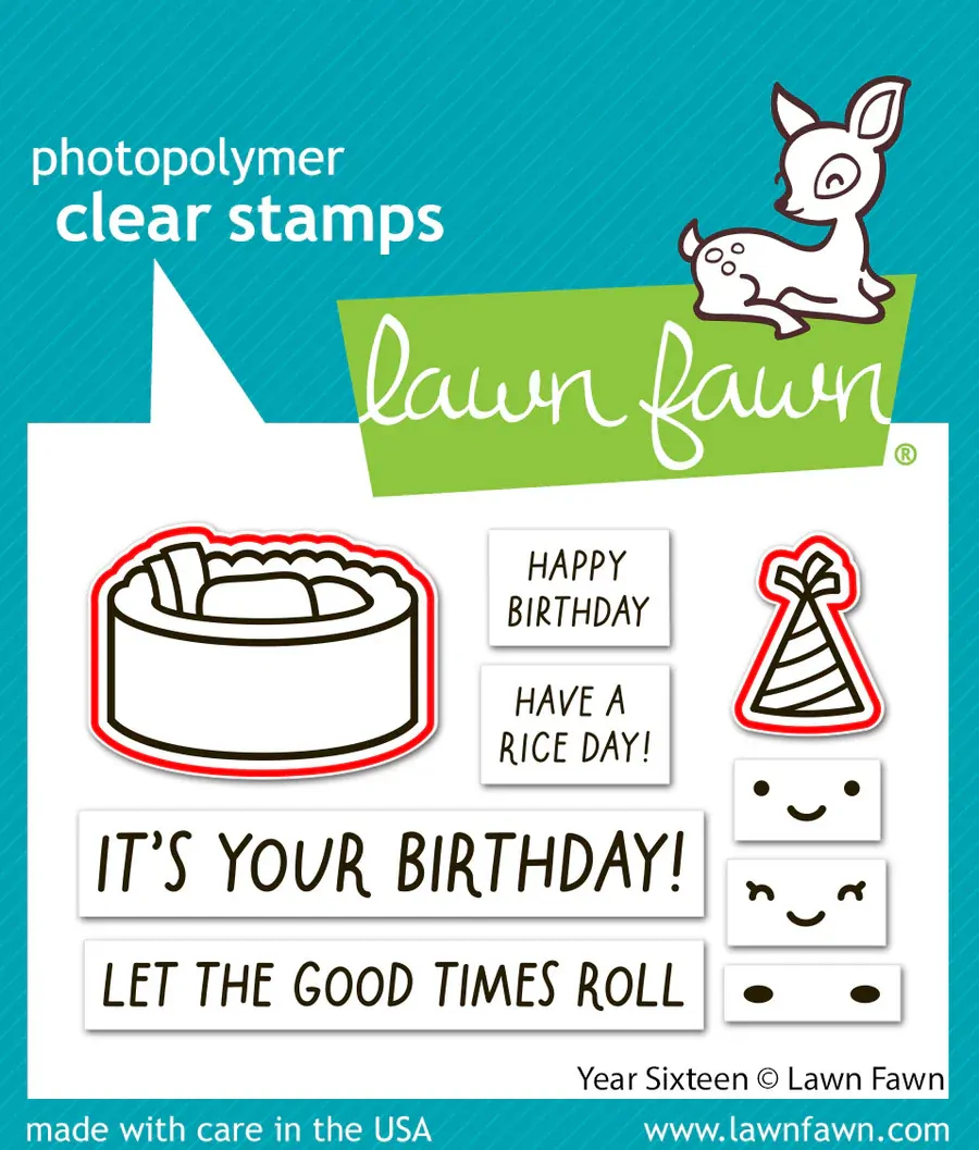 Lawn Fawn - Year Sixteen - Stamp and Die Bundle