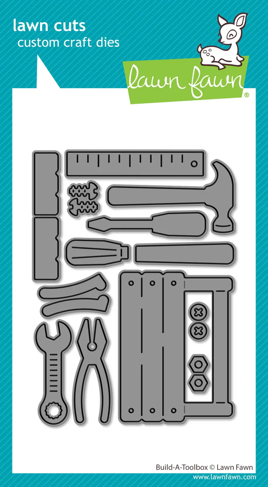 Lawn Fawn - Lawn Cuts - Build-A-Toolbox Dies - LF4089