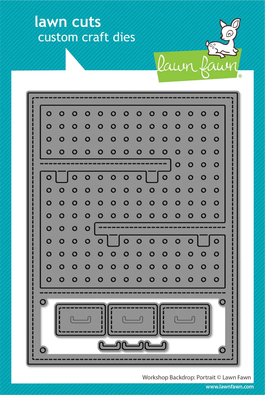 Lawn Fawn - Lawn Cuts - Workshop Backdrop: Portrait - LF4095