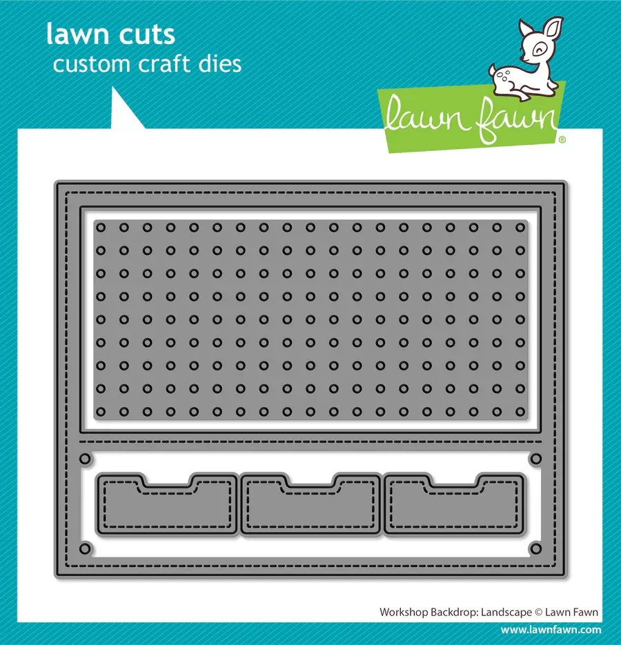 Lawn Fawn - Lawn Cuts - Workshop Backdrop: Landscape - LF4096
