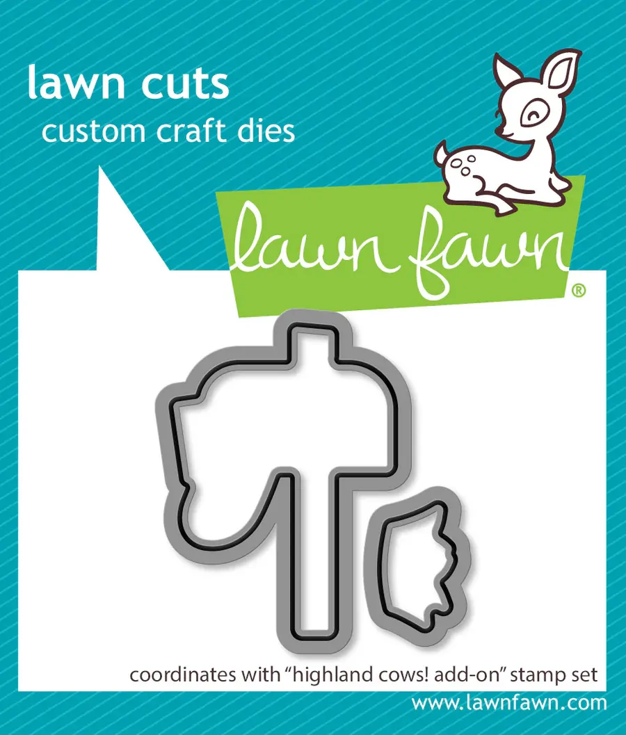 Lawn Fawn - Lawn Cuts - Highland Cows! Add-On - LF4120