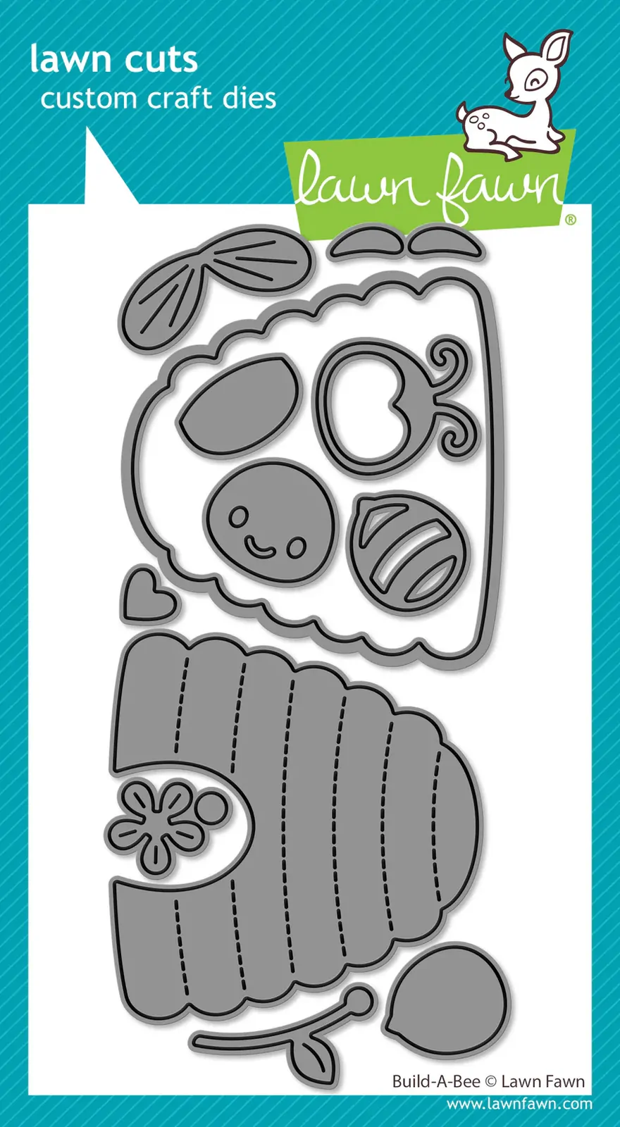 Lawn Fawn - Lawn Cuts - Build-A-Bee Dies - LF4132