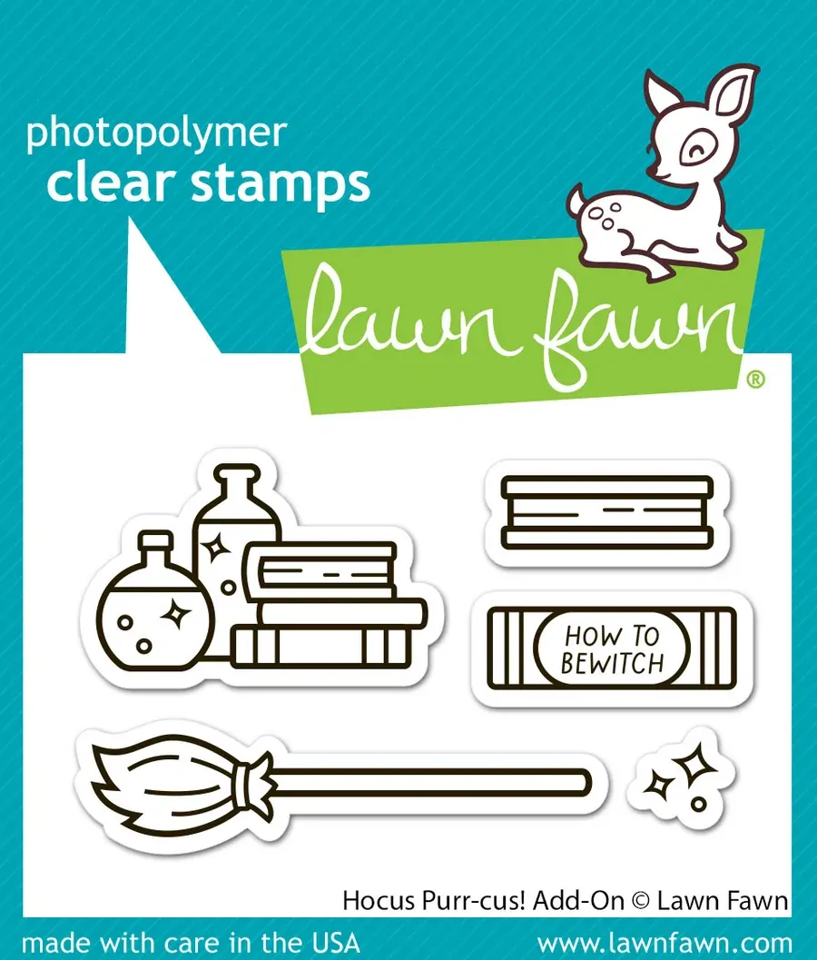 Lawn Fawn - Stamps - Hocus Purr-cus! Add-On - LF4189