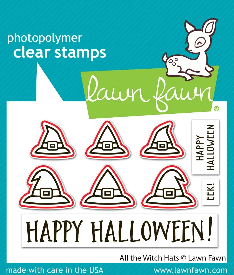 Lawn Fawn - All The Witch Hats - Stamp and Die Bundle