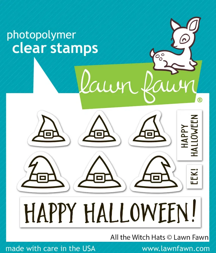 Lawn Fawn - Stamps - All The Witch Hats - LF4200