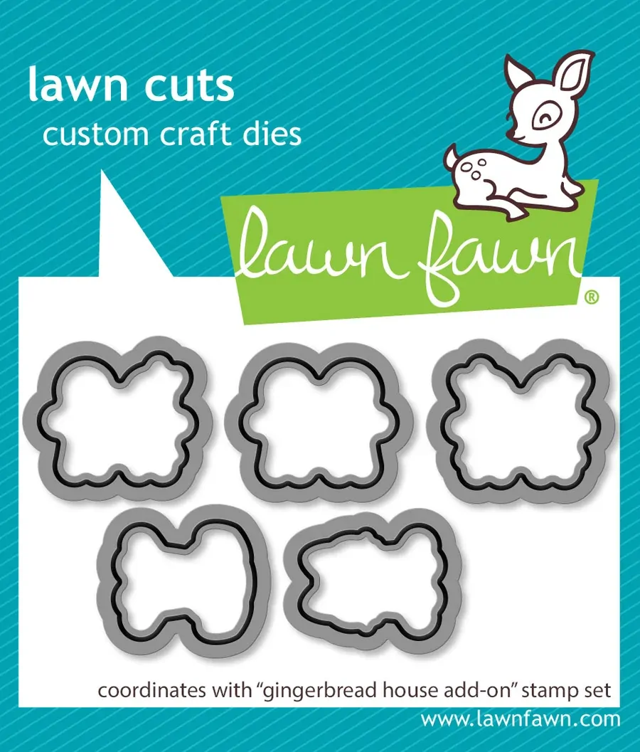 Lawn Fawn - Lawn Cuts - Gingerbread House Add-On- LF4260
