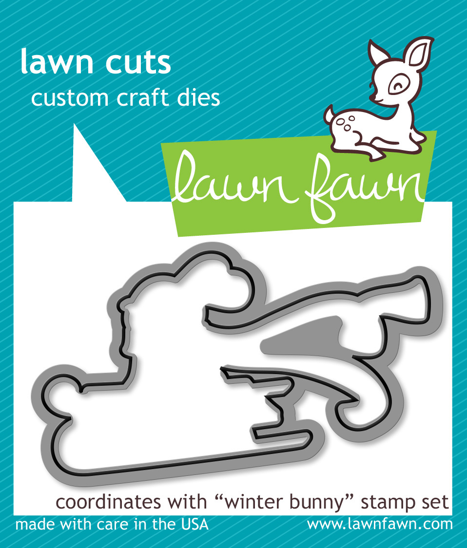 Lawn Fawn Cuts Winter Bunny Die LF581 