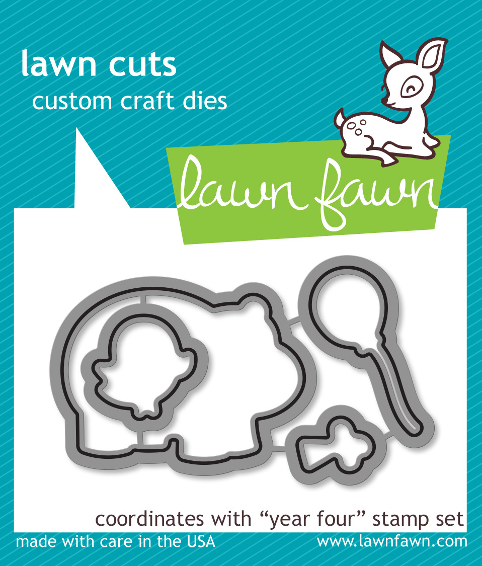 Lawn Fawn Cuts Year Four Dies LF660 