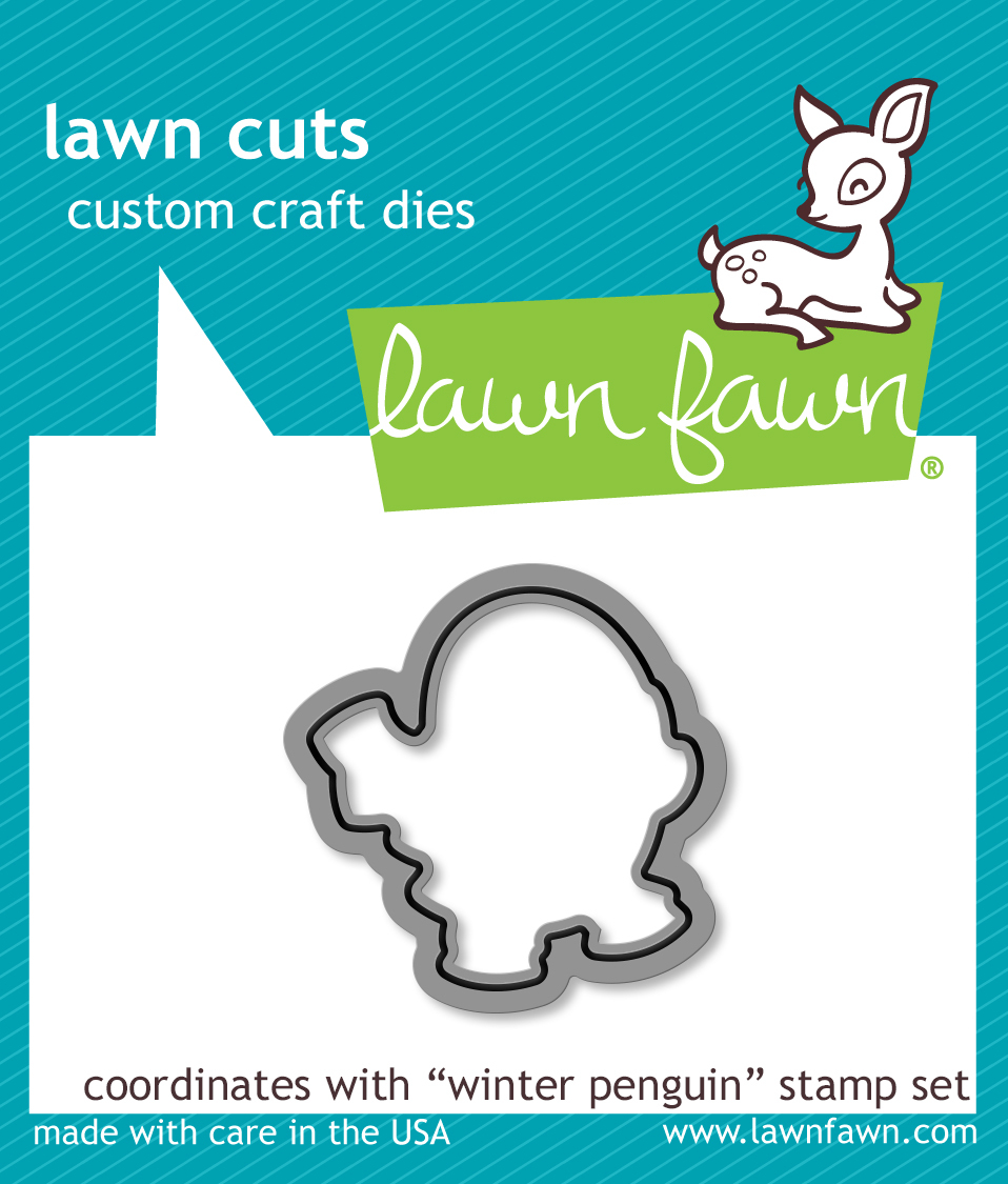 Lawn Fawn Cuts Winter Penguin Dies LF728 