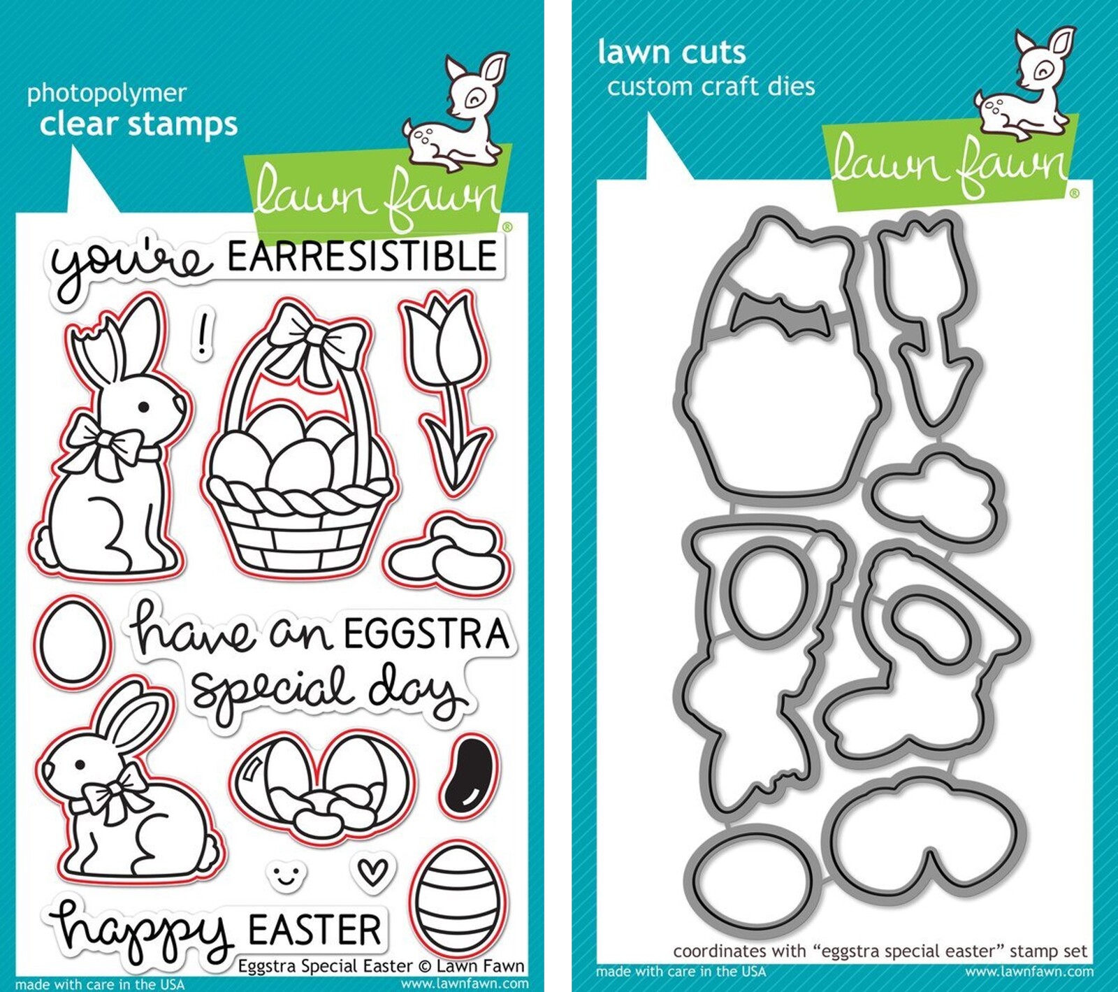 Lawn Fawn Eggstra Special Easter Stamp+Die Bundle