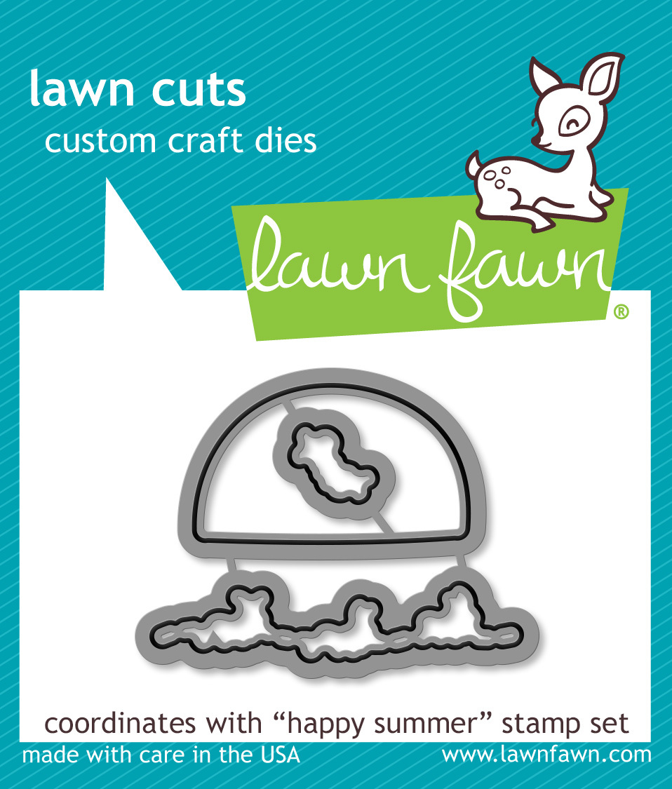 Lawn Fawn Cuts Happy Summer Dies LF904 