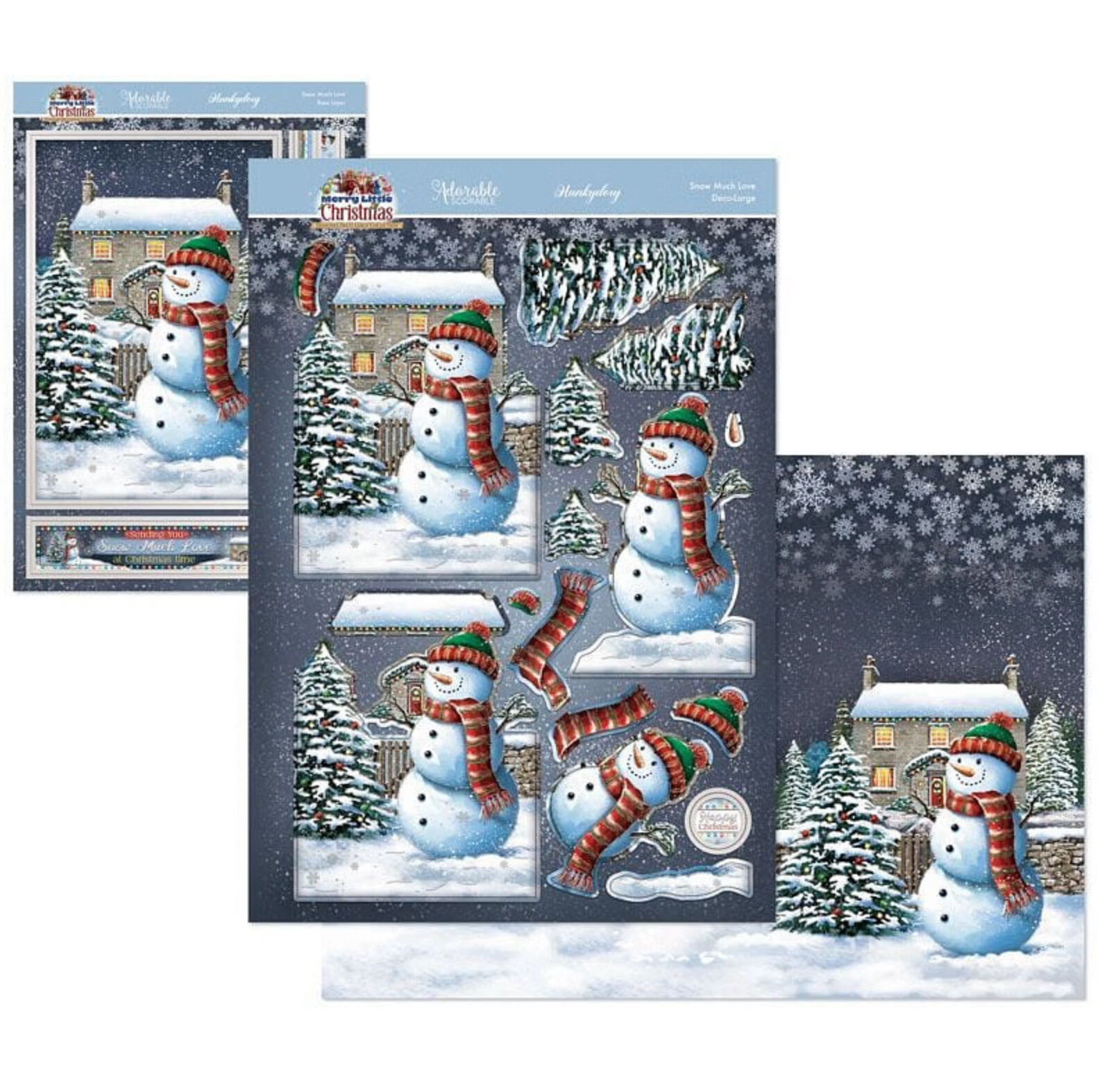 Hunkydory Crafts A Merry Christmas Deco-Large Set - Snow Much Love