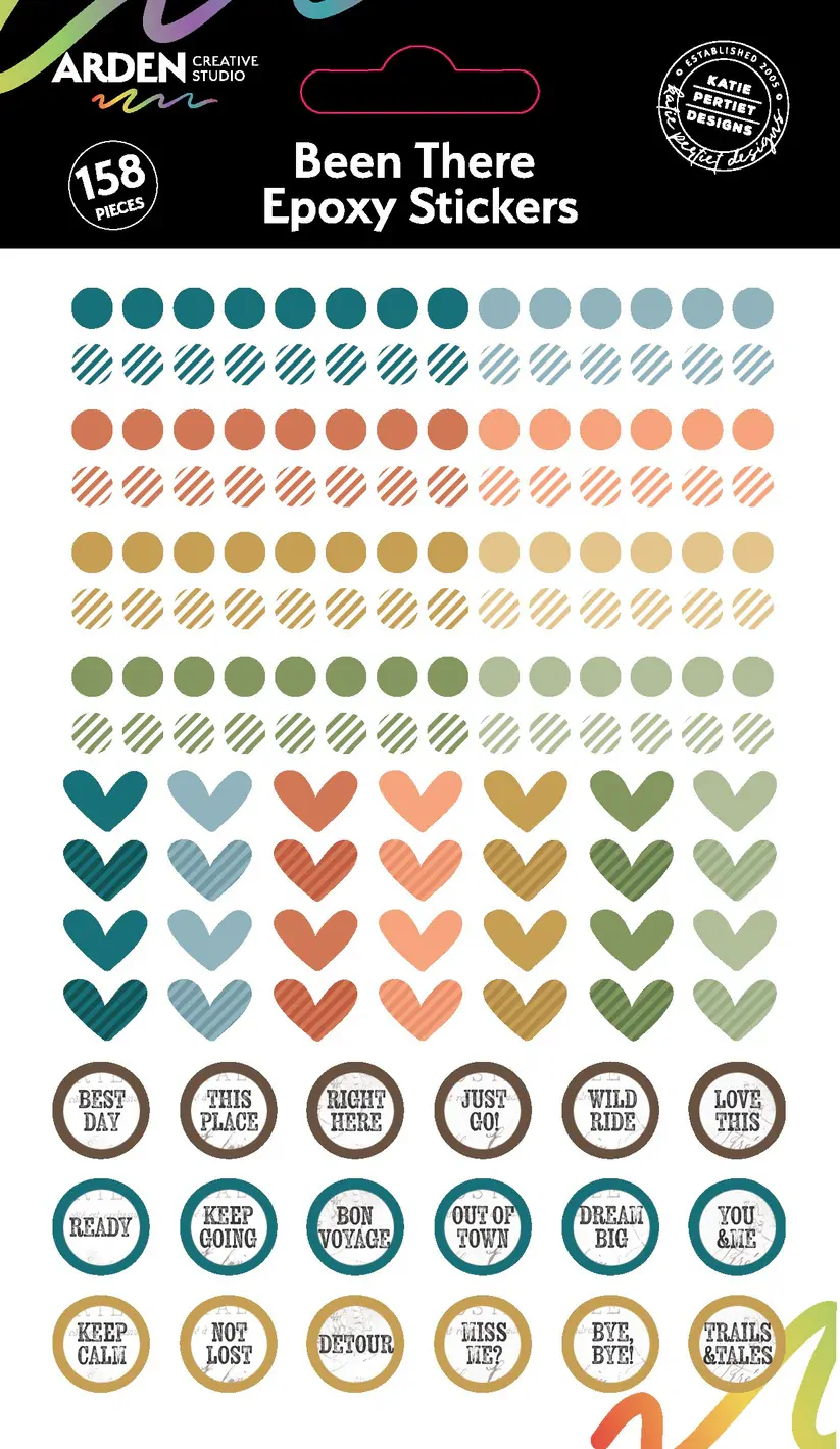 Arden Creative Epoxy Stickers - Been There