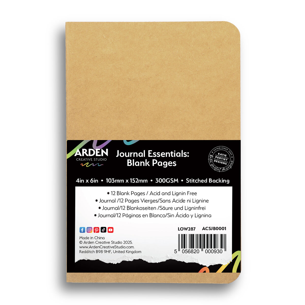 Arden Creative Journal Essentials: Blank Pages