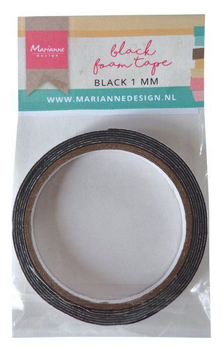 Marianne Designs Black Foam Tape 1mm x 12mm x 2m