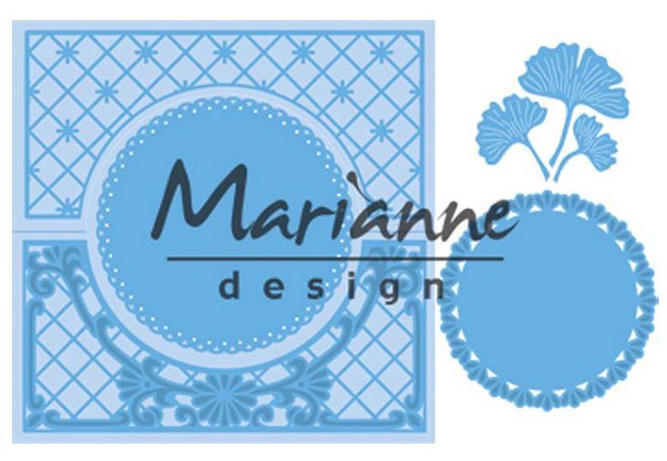 Marianne Design Dies Creatables Die Anja's Lacy Folding Circle LR0552