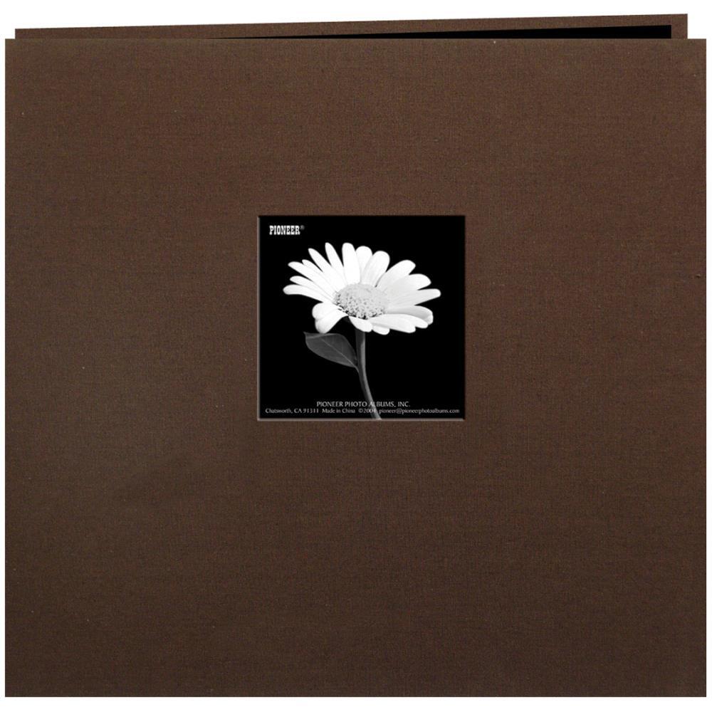 12x12 Scrapbooking Photo Album with Window Brown