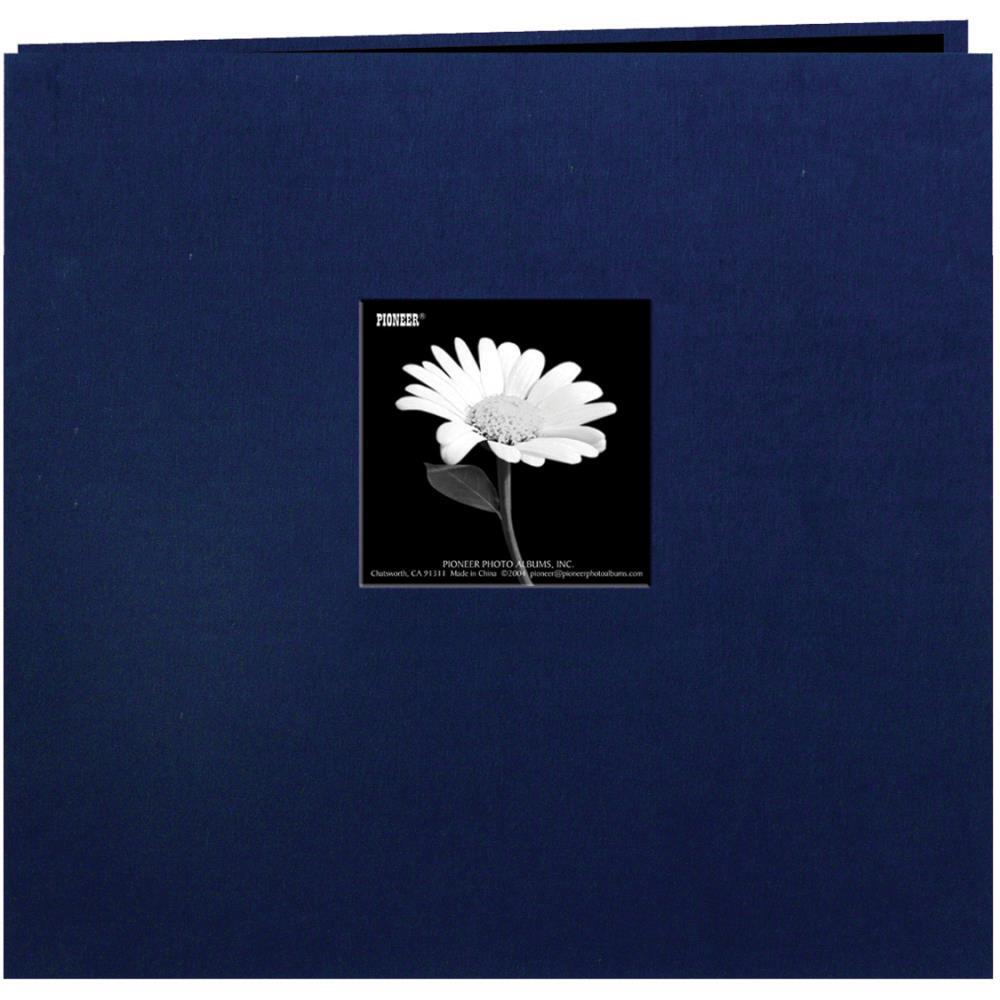 12x12 Scrapbooking Photo Album with Window Regal Navy