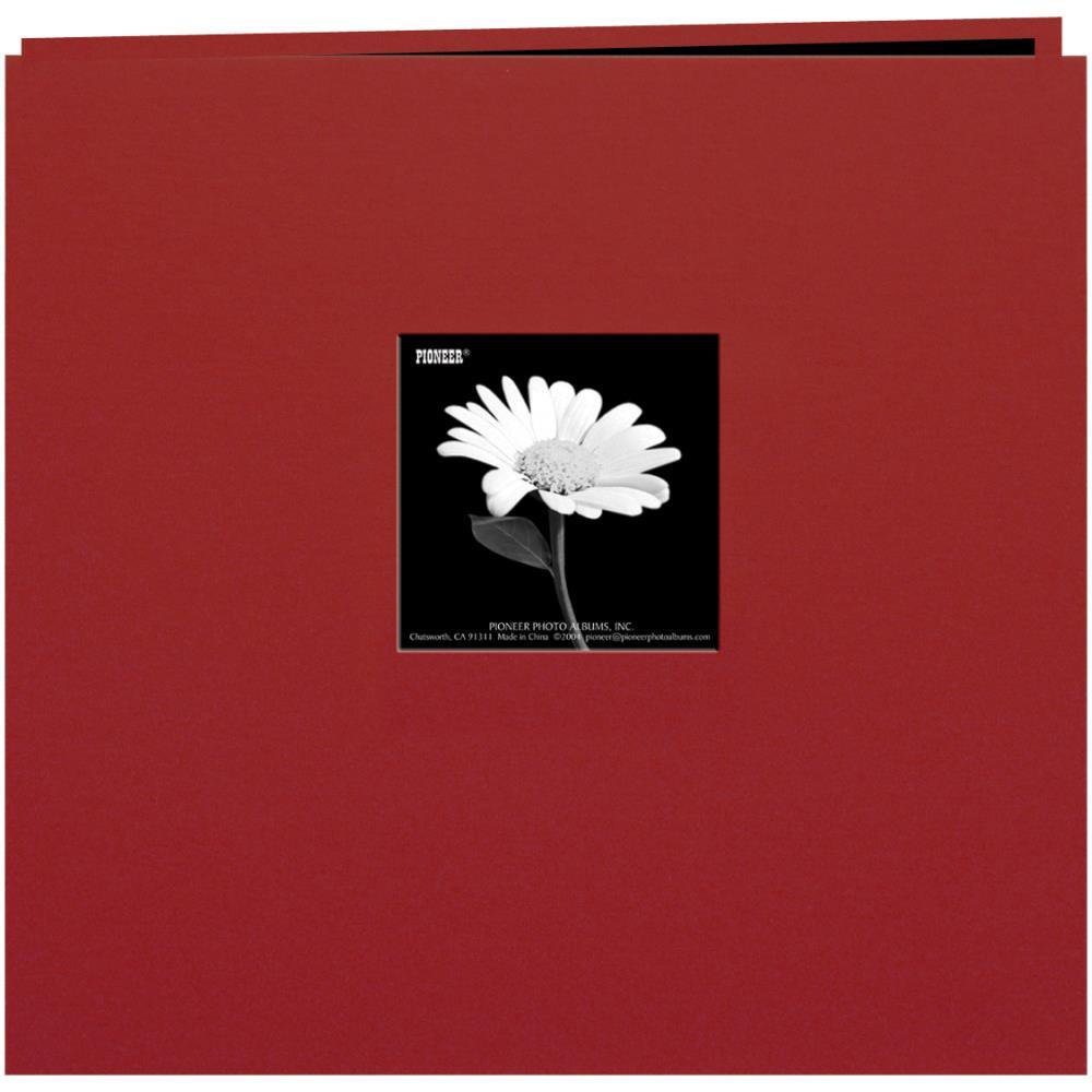 12x12 Scrapbooking Photo Album with Window Burgundy