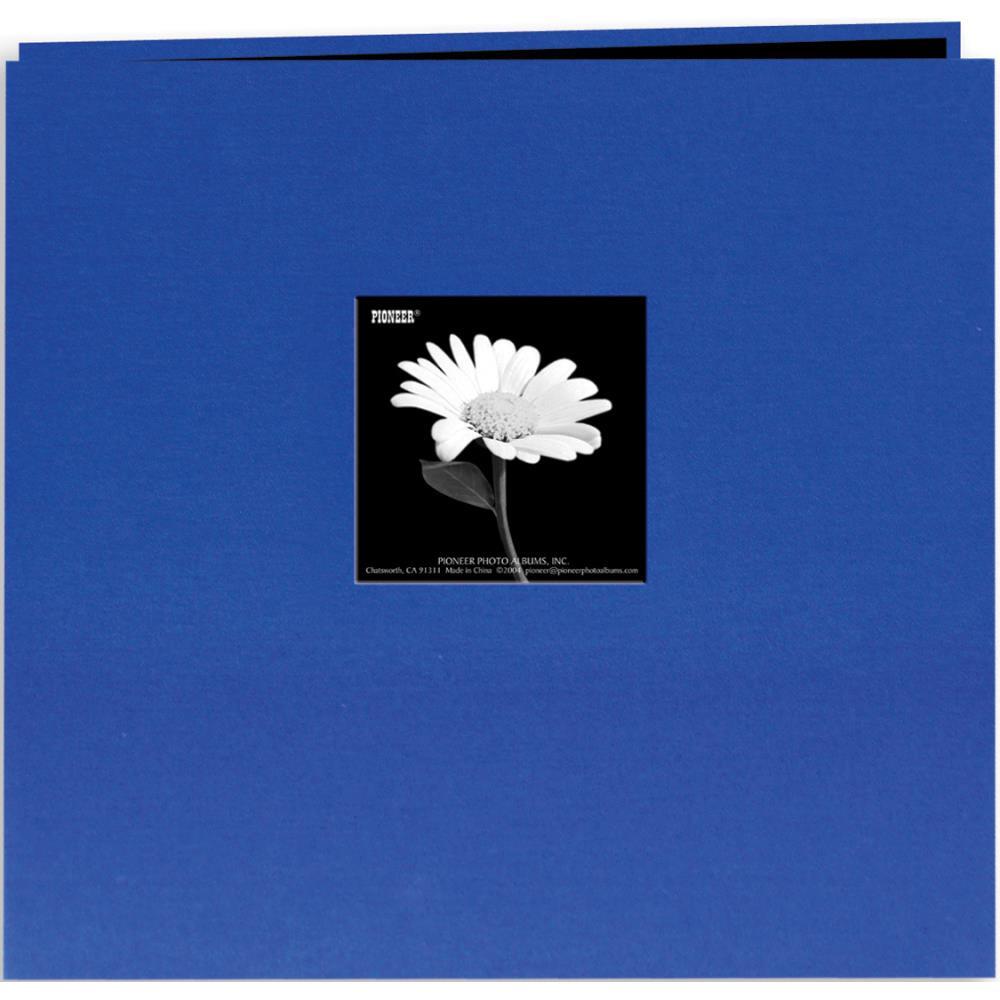 12x12 Scrapbooking Photo Album with Window Cobalt Blue