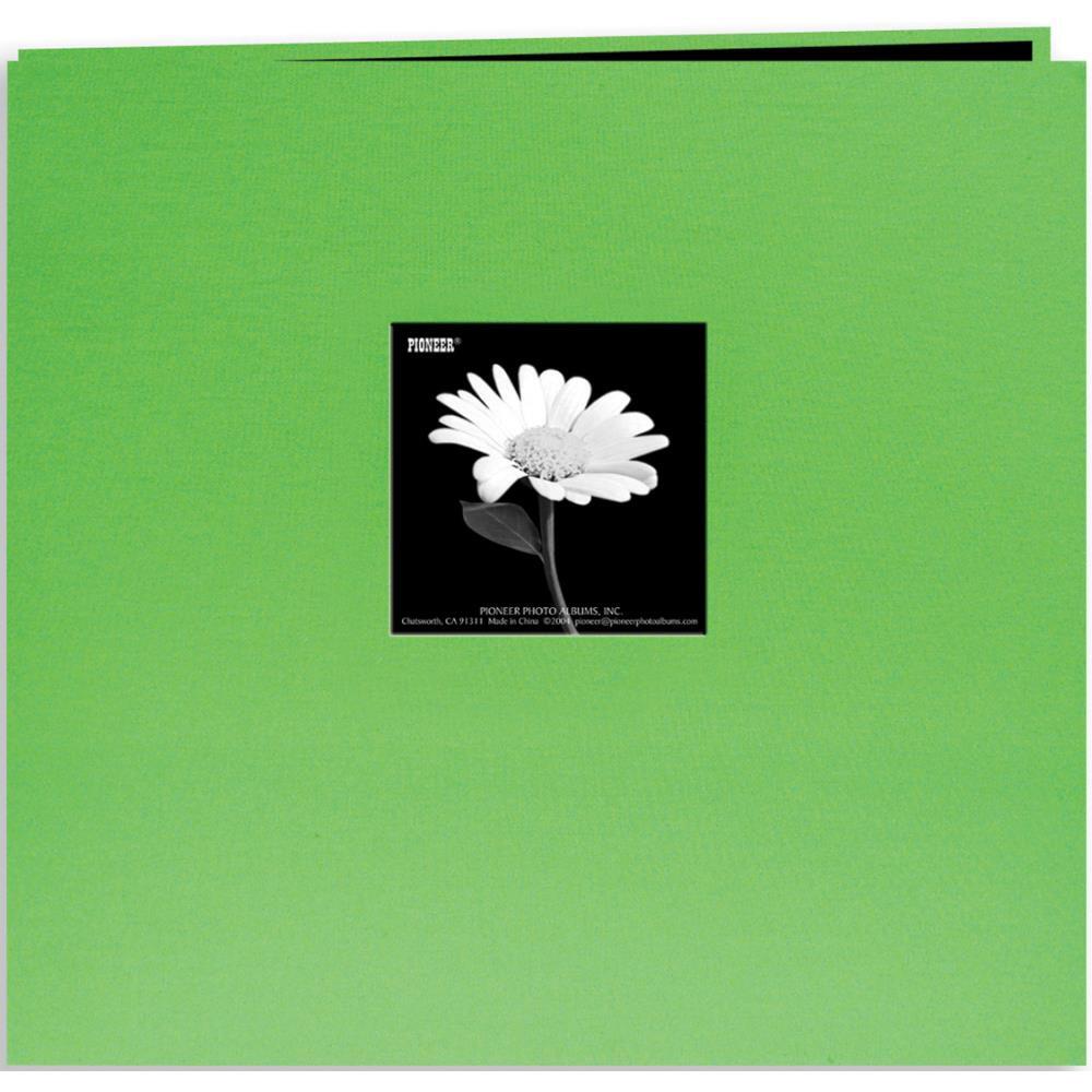 12x12 Scrapbooking Photo Album with Window Citrus Green