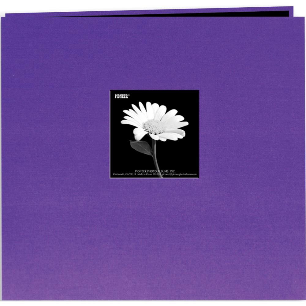 12x12 Scrapbooking Photo Album with Window Grape Purple