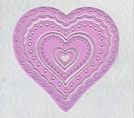 Nellie's Multi Frames Dies Heart 2 MFD043 