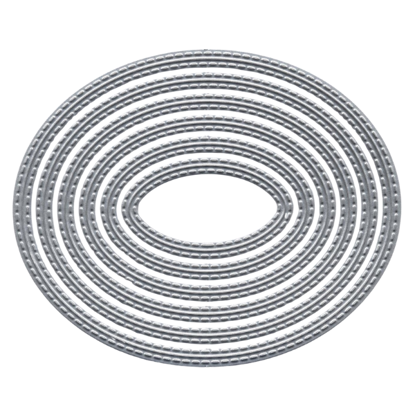 Scrap Dragon Dies Oval Double Stitched