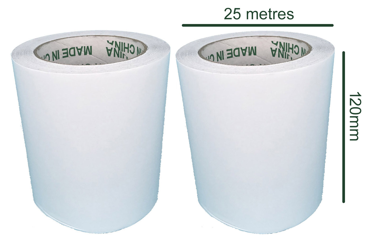 Die Cutting Adhesive Double-Sided Tape 25m x 12cm 2 Rolls