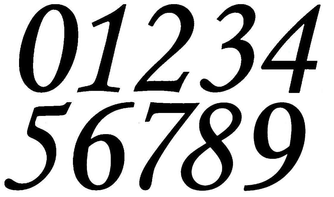 Scrap Dragon Dies Numbers Italics Large 32mm