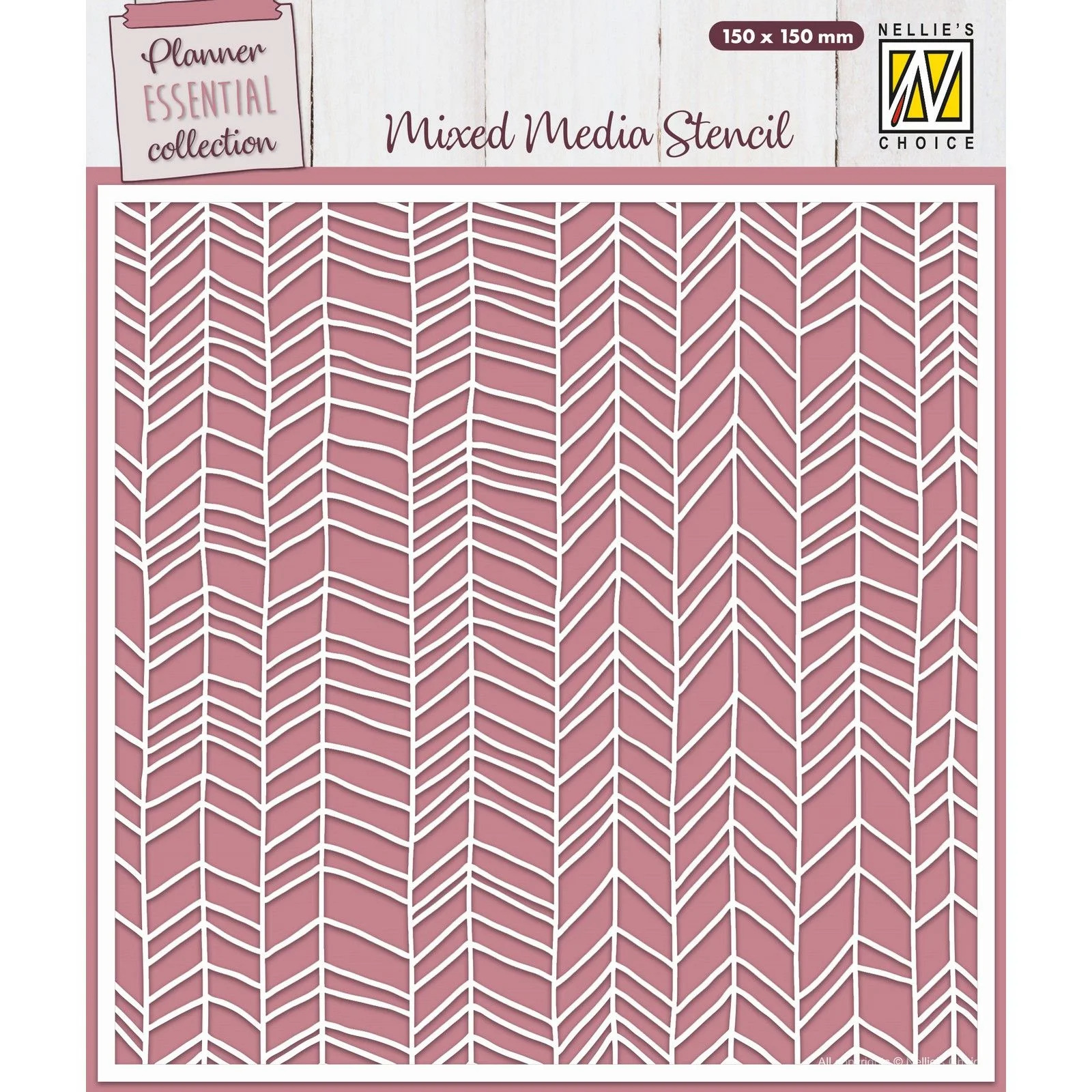 Nellie’s Choice Stencil - Chevron - MMS4K-067