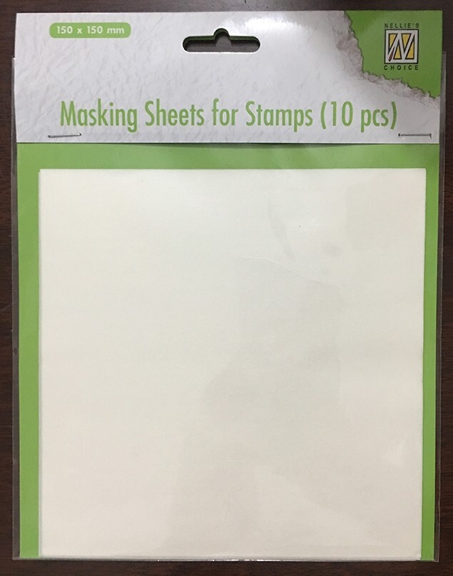 Nellie Snellen 6x6 Masking Sheets 10/pkg