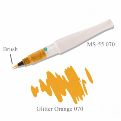 Zig Wink Of Stella Brush Glitter Marker Glitter Orange