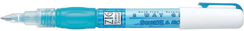 ZIG 2 Way Glue Squeeze & Roll Fine Tip 7g